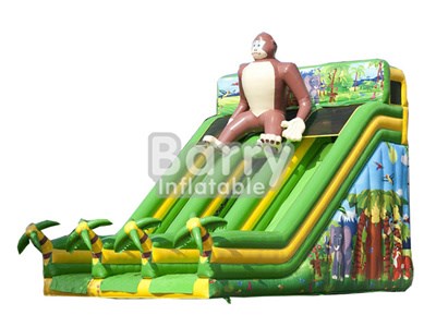 China Low Price Monkey Slide , Jungle Inflatable Slide BY-DS-058